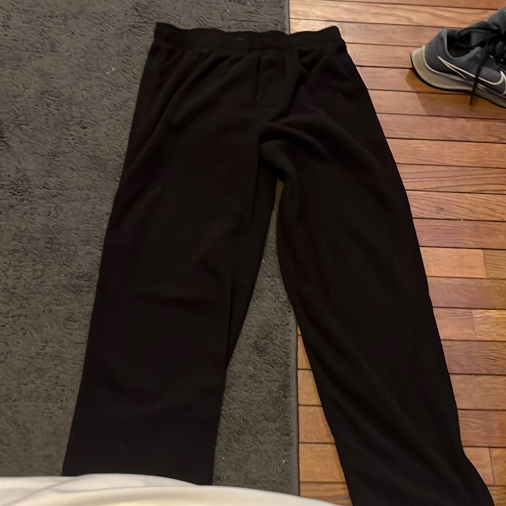 Croft and Barrow Black Fleece Pajama Pants